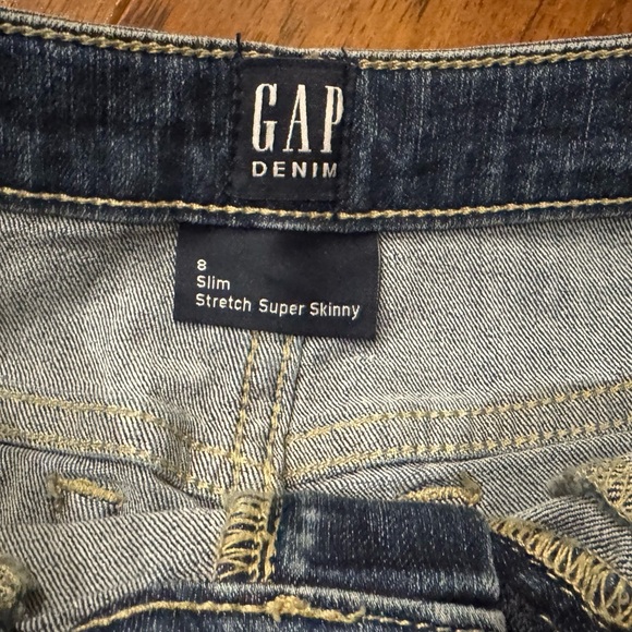 Bundle of 2 girls skinny jeans, GAP and Old Navy denim, size 8 - Picture 5 of 15